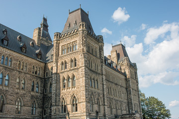Fototapeta premium The Centre Block (Centre Departmental Building) Édifice du Centre Ottawa Ontario Canada