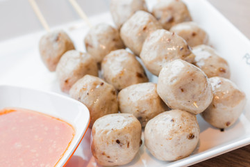 Mushroom ball, vegetarain food
