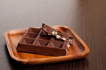 Chocolate with nuts