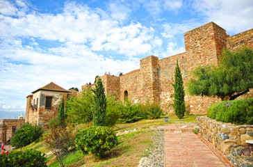 Fototapeta na wymiar Alcazaba, Málaga, Andalucía, España