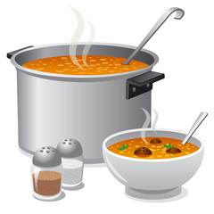 hot soup