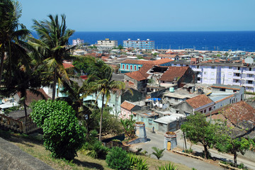 Fototapeta na wymiar Blick auf Baracoa, Kuba
