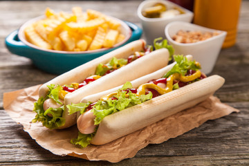 Hot dogs