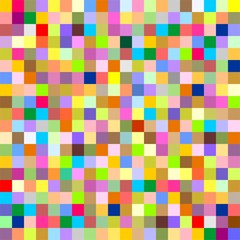 Colorful background of colored squares of different colors