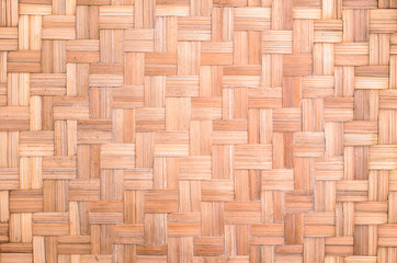 Striped woven bamboo