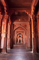 Ornaments in the mosque of Fatehpur Sikri, India