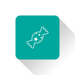 Candy with stars icon