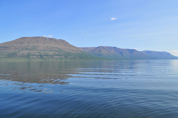 Lake in the Putorana plateau.