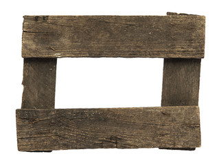 Grungy empty frame. Very rustic.