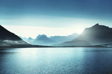 Poster mountains, Lofoten islands, Norway © Iakov Kalinin