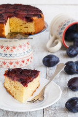Plum cake, shifter,biscuit.