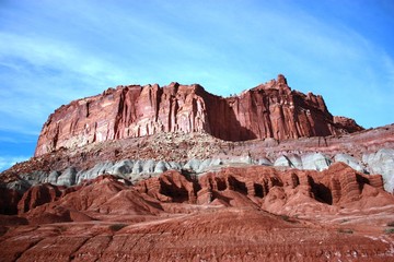 The Castle in Capitol Reef National Park, Utah 