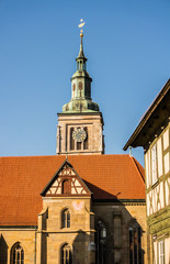 Fototapeta na wymiar Kirchturm in Königsberg 
