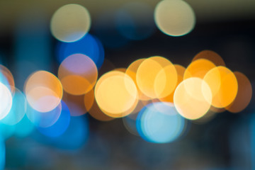 defocused circle bokeh lights