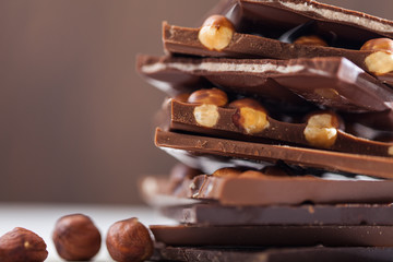 Chocolate and nuts