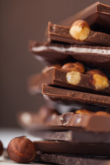 Chocolate and nuts