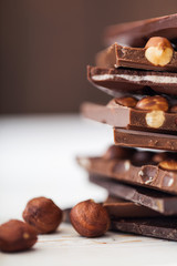 Chocolate and nuts