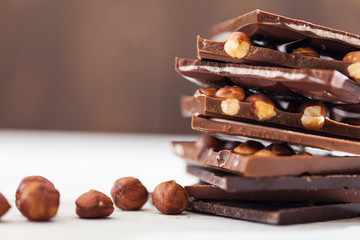 Chocolate and nuts