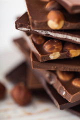 Chocolate and nuts