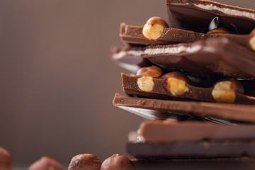 Chocolate and nuts