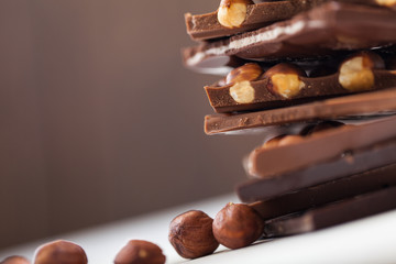 Chocolate and nuts