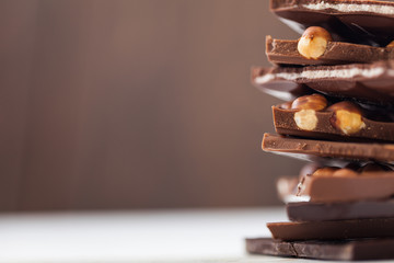 Chocolate and nuts