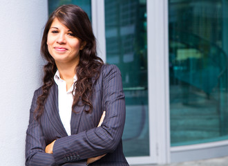 Portrait of a smiling business woman