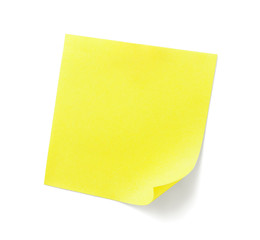 yellow sticky note