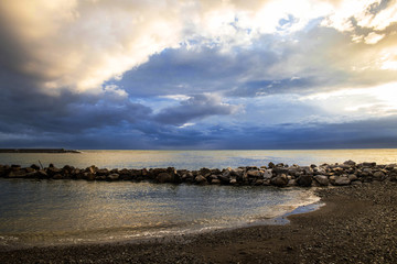 autumnal seascape