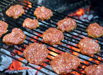 Grilled burgers