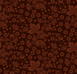 Romantic seamless floral pattern. 