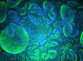 Abstract fractal background for creative design
