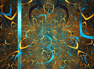 Abstract fractal background for creative design