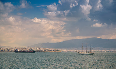 Fototapeta na wymiar Athens coastline