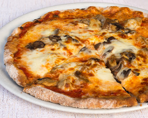 Pizza mushrooms