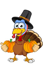 Thanksgiving Turkey Character