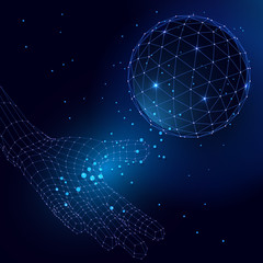 Abstract vector sphere