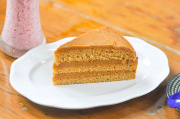 custard cake,Thai tea cake