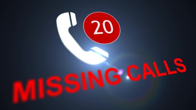 missing calls. A lot of missed calls