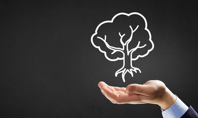 Tree in hands