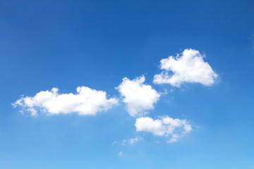 Naklejka na ściany i meble clond and sky in sunny day