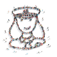 people  shape  man cartoon