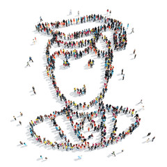 people  shape  man cartoon