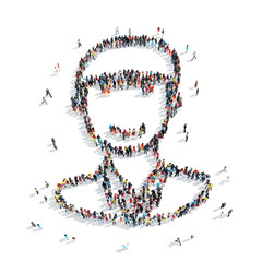 people  shape  man cartoon