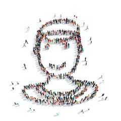 people  shape  man cartoon