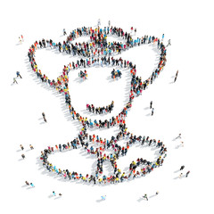 people  shape  man cartoon