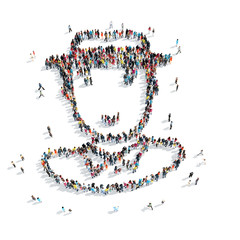 people  shape  man cartoon