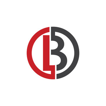 B initial circle company or BO, OB red logo