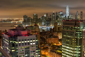Fototapeta na wymiar New York City Skyline View