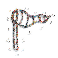 people   flag wind cartoon